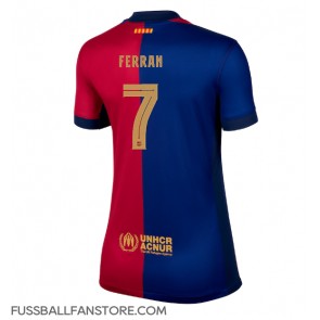 Barcelona Ferran Torres #7 Replik Heimtrikot Damen 2024-25 Kurzarm